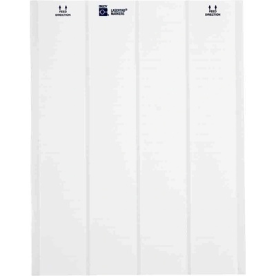 Brady LAT-3-747-10 / 029706, LaserTab Laser Printable Labels, 16.51 mm x 6.35 mm