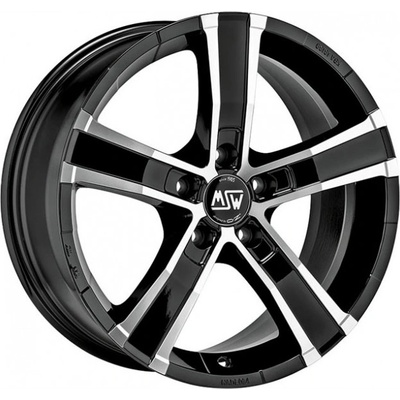 MSW SAHARA 5 8x18 5x127 ET40 gloss black polished