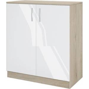 Bogdan Furniture I Шкаф Mod 3009, Бало гланц с Сонама Арвен, 800/435/910