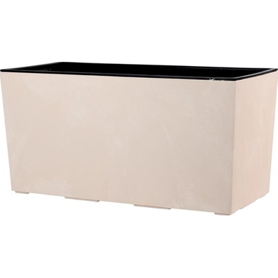 Prosperplast Truhlík URBI CASE BETON EFFECT pieskový 39,5 x 18,5 x 19,5 cm
