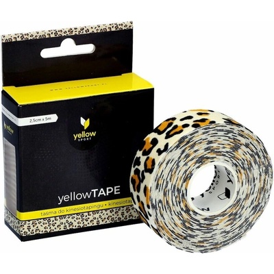 yellowSPORT Face tejp na tejpovanie tváre panter 2,5 cm x 5 m