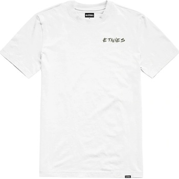 Etnies Waves pánske tričko s krátkym rukávom white