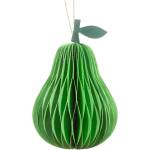 Sass & Belle Хартиена Коледна украса ръчна изработена ø 7 cm Pear Honeycomb - Sass & Belle (UMXM046)