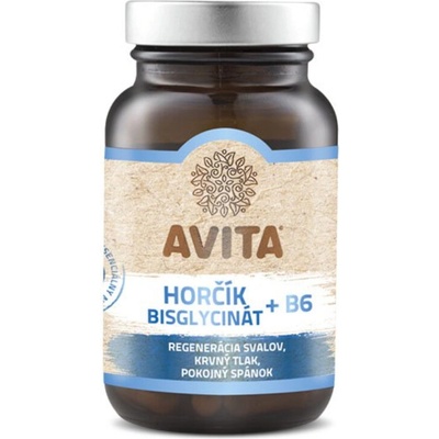 Avita Hořčík BISGLYCINÁT + B6 90 kapsúl