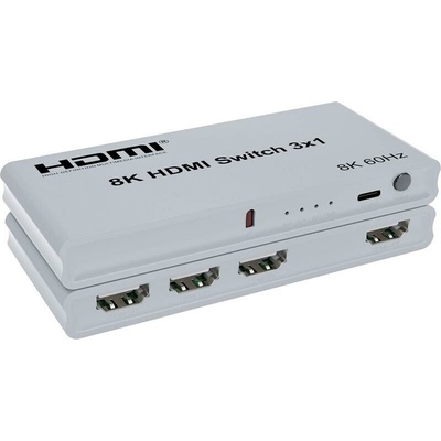 PremiumCord HDMI switch 3:1 s dálkovým ovladačem KHSWIT31G – Zboží Živě