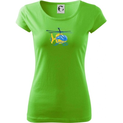 Vrtuľník rescue Pure dámske tričko Apple Green