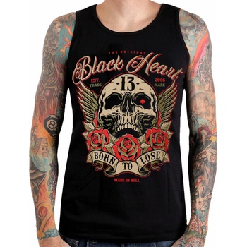 Image 1 of Black heart дамски потник black heart - born to lose - ЧЕРЕН - 12498