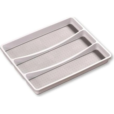 KESPER Príborník 3 priehradky, 40,5 x 32,5 x 4,5 cm, plast, biely KESPER 30094