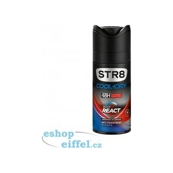 STR8 Cool & Dry Body React deospray 150 ml