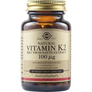 Solgar Vitamin К2 - MK7 100 mcg, 50 vegetable capsules