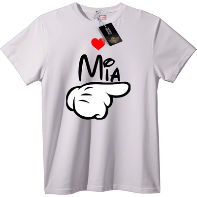 NOONEBRAND Тениска Mia сърдечна точка - 5XL, Black
