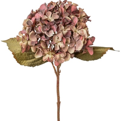 GASPER Umělá větvička hortenzie 46 cm fialková