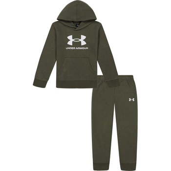 Under Armour Детски комплект Under Armour Big Logo Set Infant Boys - Marine/White