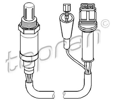 Lambda sonda TOPRAN 107 542