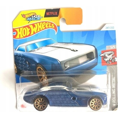 Mattel Hot Wheels Autíčko Rolling Kov Hi-Roller II modro-strieborné