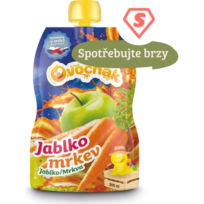 Ovocňák Mošt jablko a mrkev 200 ml – Zbozi.Blesk.cz