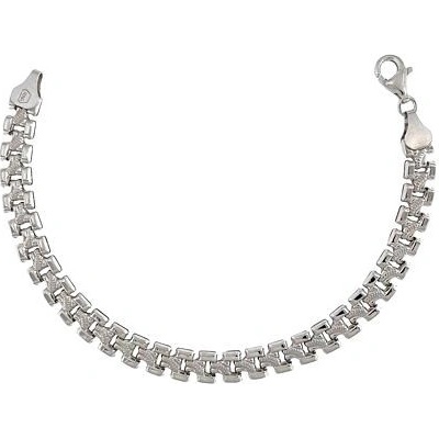 INFINITYSILVER Stříbrný náramek agganciato třmeny AG03318