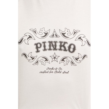 Pinko тениска дамска от памук (106902.A3C2)