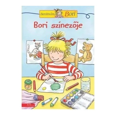 Líra Könyv Работилницата на моята приятелка Бори - Книжка за оцветяване на Бори