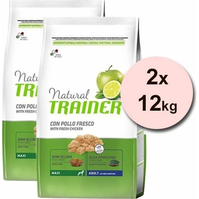 Nova Foods Trainer Natural Adult Maxi, kura 2 x 12 kg