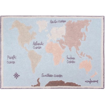 Lorena Canals Vintage Map Modrá