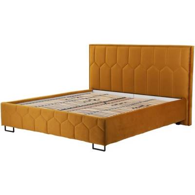 Sconto Radana 1 s polohovacím roštom horčicová