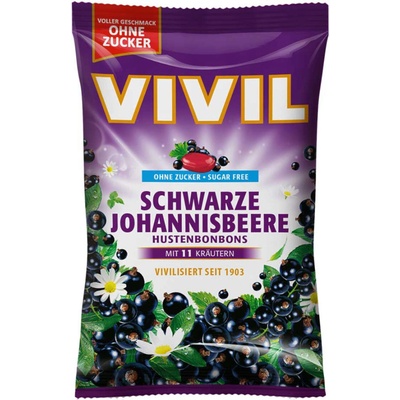Vivil Černý rybíz + 11 bylin bez cukru 120 g