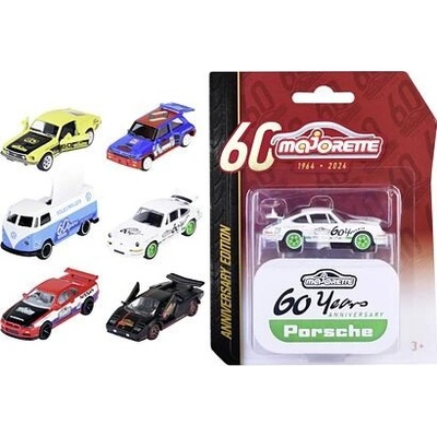 Majorette Autíčko Anniversary Edition Deluxe kovové s gumovými kolečky a sběratelským boxem délka 7,5 cm 6 různých druhů