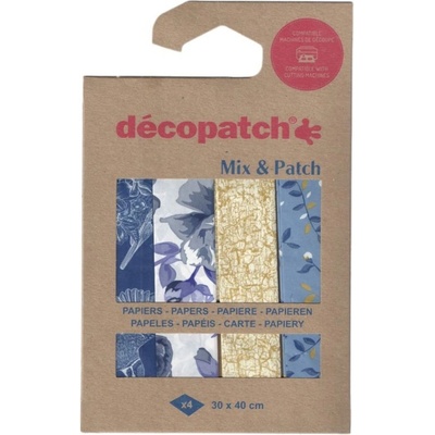 décopatch Papíry na decoupage 4ks kolekce č.31 – Zboží Dáma