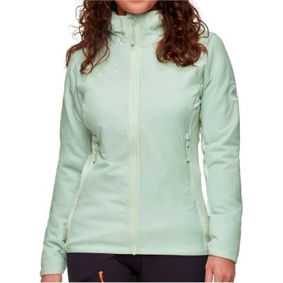 Mammut Дамско синтетично яке Mammut Women's Rime Air Insulation Hybrid Hooded Jacket Synthetic jacket - Silver Sage (104-6133-0312)