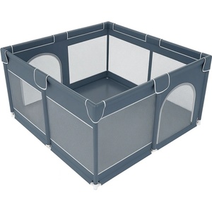 Choc Chick Кошара за игра Choc Chick - Playpen 3.0 Square, 130 х 130 cm, сива (503125075) - ozone