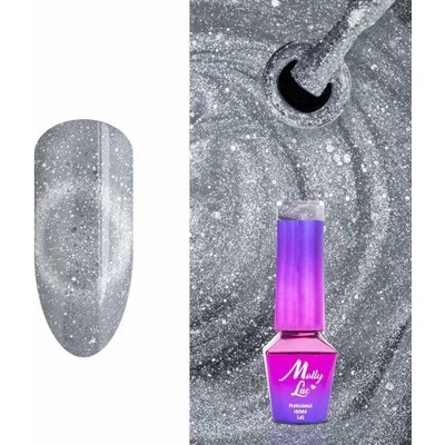 Molly Lac Gél lak Foxy eyes Silver grey 550 5 ml