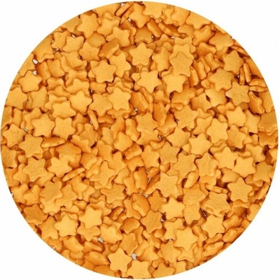 Cukrové zdobení - hvězdičky zlaté - 20 g