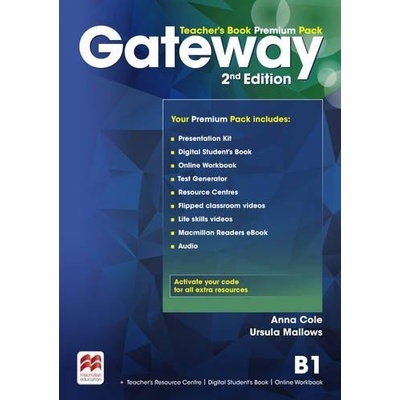 Gateway 2nd Edition B1 Teacher's Book Premium Pack Metodická príručka David Spencer