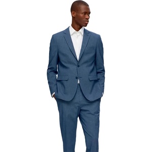 SELECTED Сако Selected Liam Mini Hounds Slim Fit blazer - Blue (Dark Blue / Houndstooth)