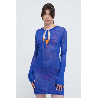 Desigual Плажна рокля Desigual DRESS EL CAIRO в синьо (24SWMF03)