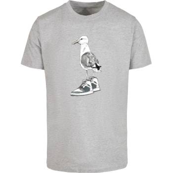 Mister Tee Тениска Seagull Sneakers Tee heather grey XXLUB-MT1926-00431 - Черен, размер 3XL