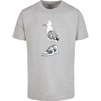 Mister Tee Тениска Seagull Sneakers Tee heather grey XXLUB-MT1926-00431 - Черен, размер 3XL