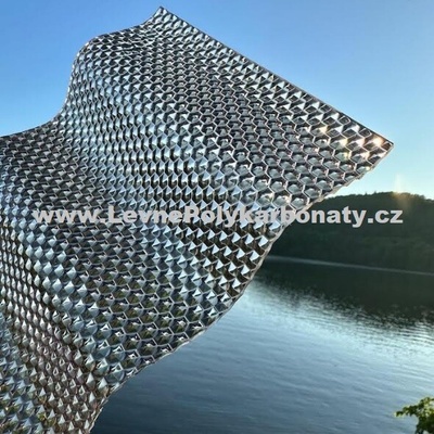 Gutta Wabe Vlnitý polykarbonát 2,8 mm 1,045 m x 2 m 2,1 m² antracit 1 ks
