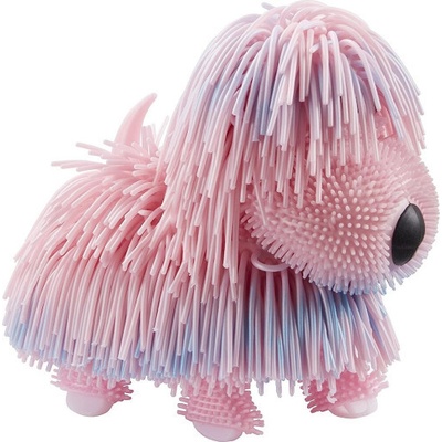 Jiggly perleťový pejsek růžový 16cm