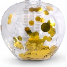 Filibabba Plážová lopta gold confetti