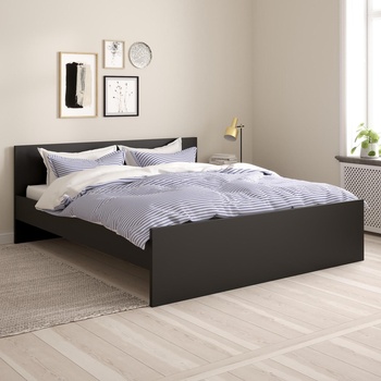 Легло Naia 180x200 см Черен мат