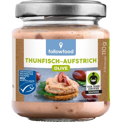 Followfood Tuňákový krém s olivami 110 g