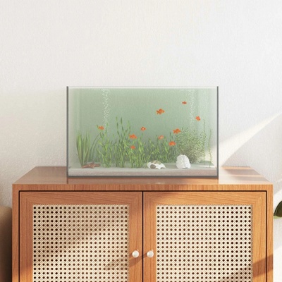 VidaXL akvárium s úložištěm průhledné 50 x 30 x 30 cm sklo 9799.42020382