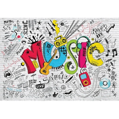 Postershop Fototapeta vliesová MUSIC, rozměry 368x254 cm