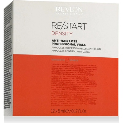 Revlon Restart Density Anti-Hair Loss Vials Ampule proti vypadávání vlasů 12 x 5 ml