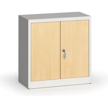 Alfa 3 Zvárané skrine s lamino dverami, 800 x 800 x 400 mm, RAL 7035/breza