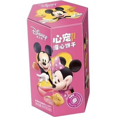 Binqi & Disney Mickey Strawberry Filled Biscuit 45 g