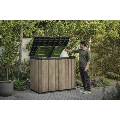 Keter Horizontal 2 x 240 l hnedý