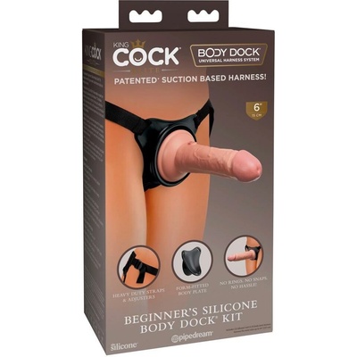 Pipedream King Cock Elite Beginners Silicone Body Dock Kit